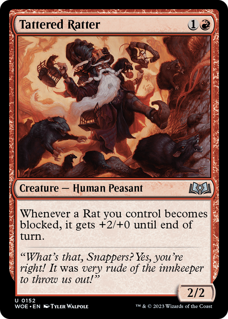 Tattered Ratter (152) Foil - Wilds of Eldraine