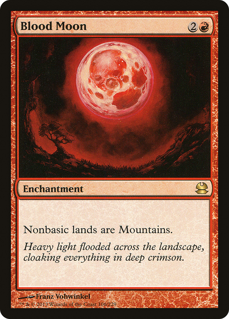 Blood Moon (106) Foil - Modern Masters
