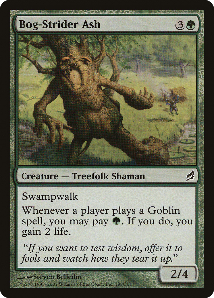 Bog-Strider Ash (198) Foil - Lorwyn
