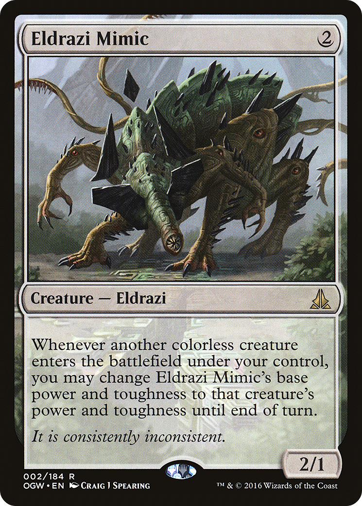 Eldrazi Mimic (002) Foil - Oath of the Gatewatch