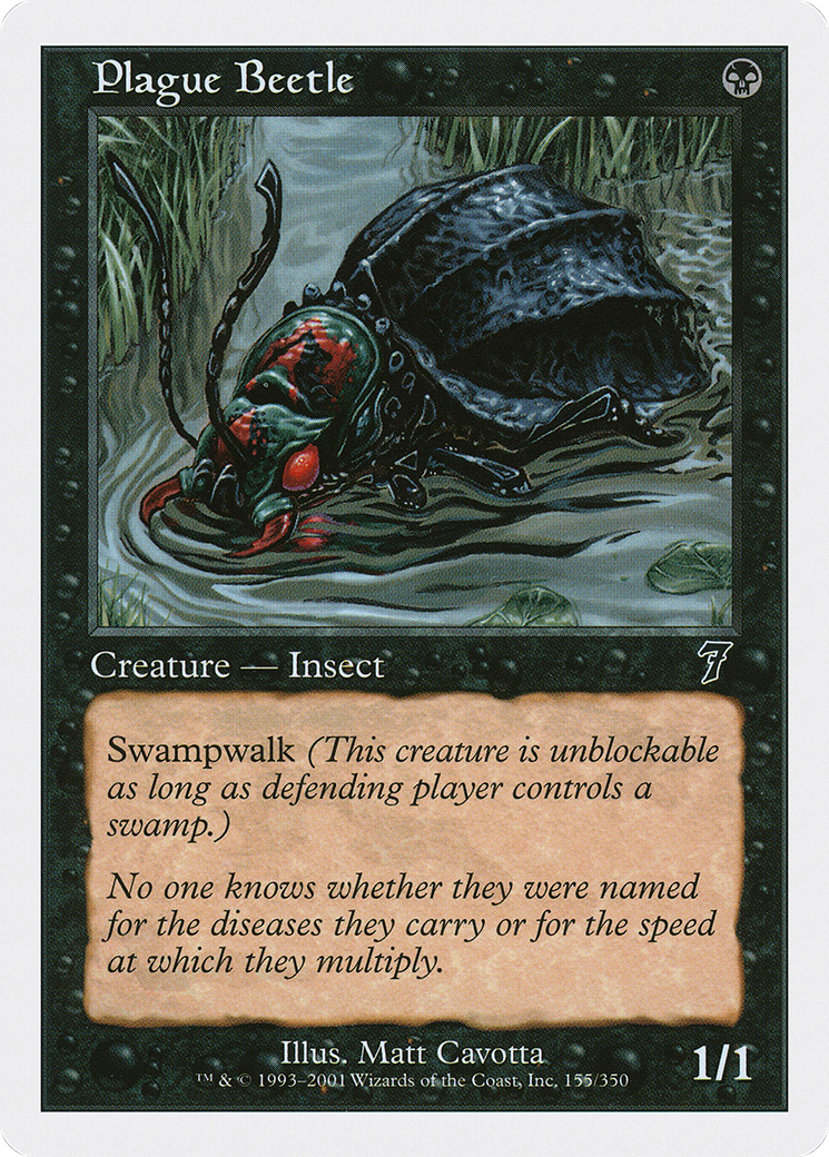 Plague Beetle (155) - Seventh Edition