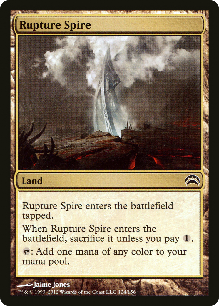 Rupture Spire (124) Foil - Planechase 2012