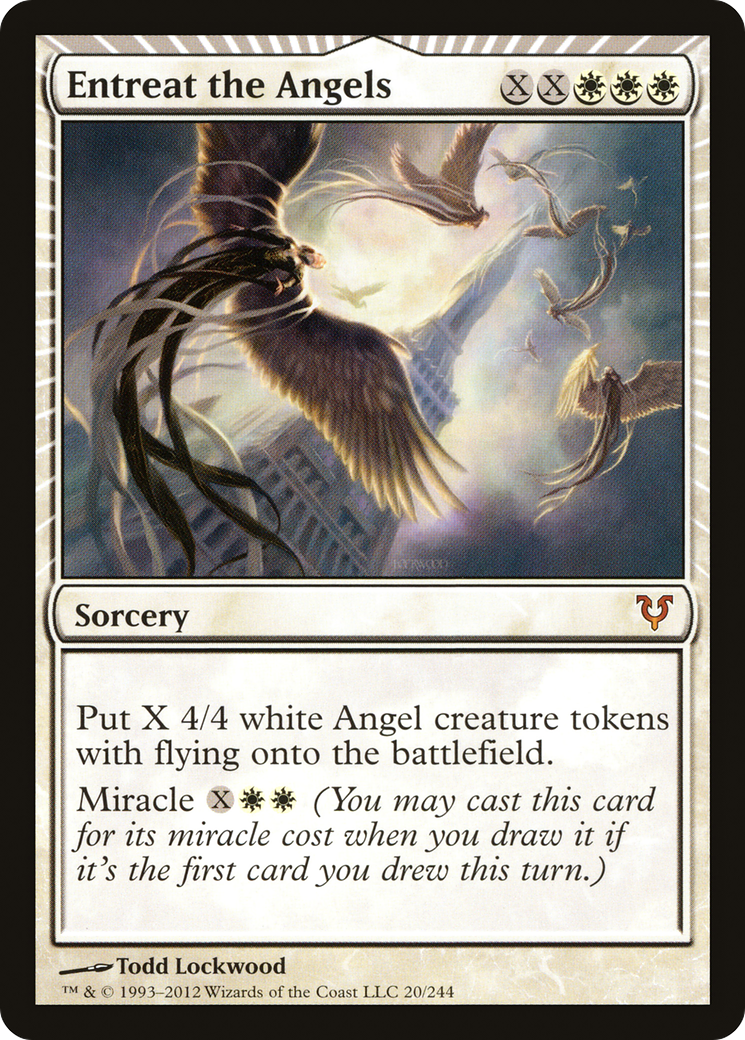 Entreat the Angels (020) Foil - Avacyn Restored
