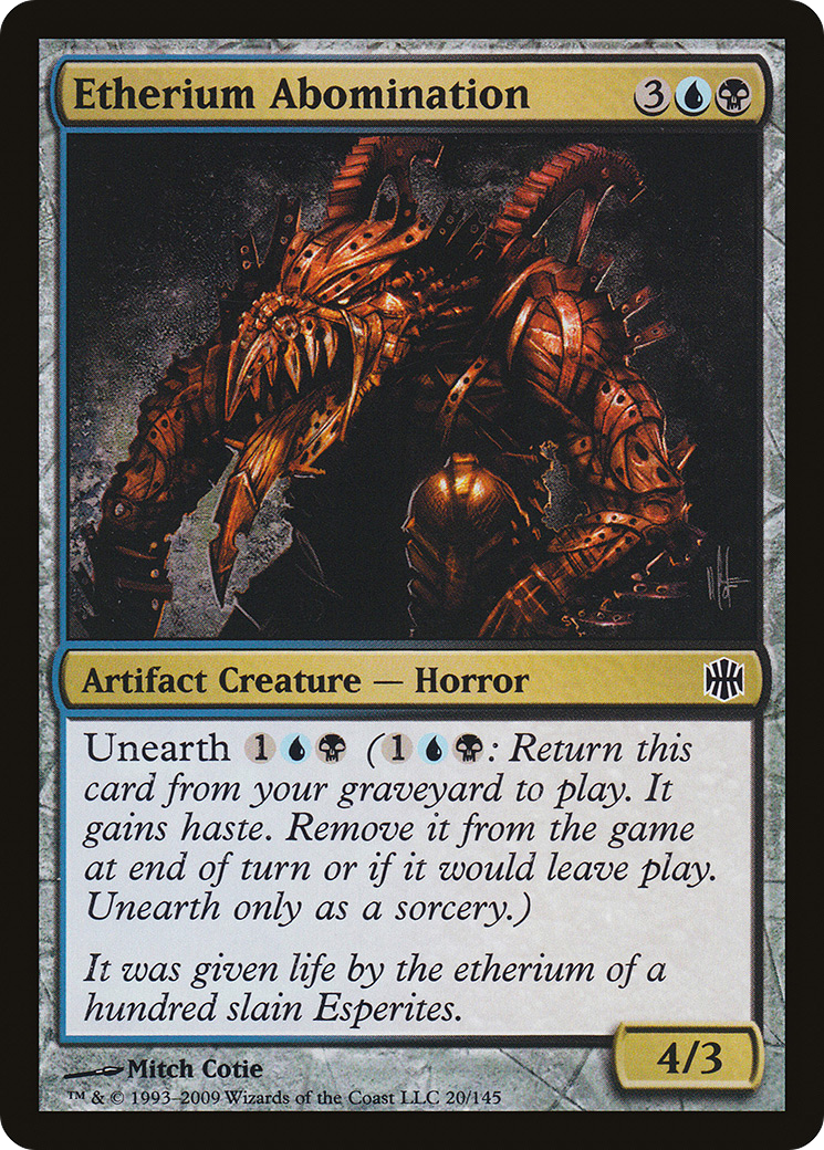 Etherium Abomination (020) Foil - Alara Reborn