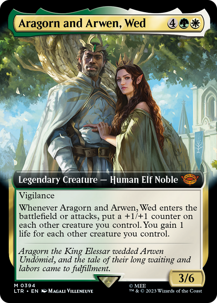 Aragorn and Arwen, Wed (Extended Art) (394) - The Lord of the Rings: Tales of Middle-earth