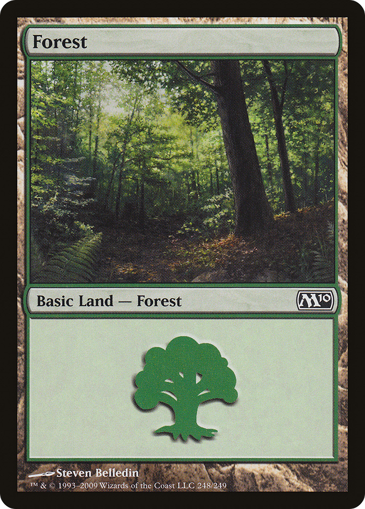 Forest (248) Foil - Magic 2010