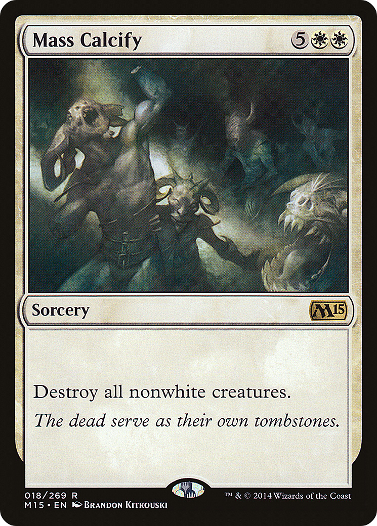 Mass Calcify (018) Foil - Magic 2015