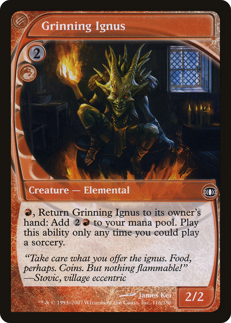Grinning Ignus (116) Foil - Future Sight