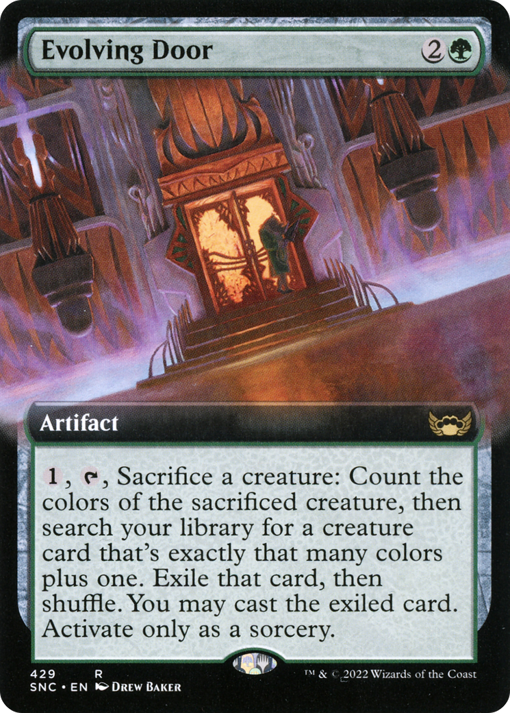 Evolving Door (Extended Art) (429) Foil - Streets of New Capenna