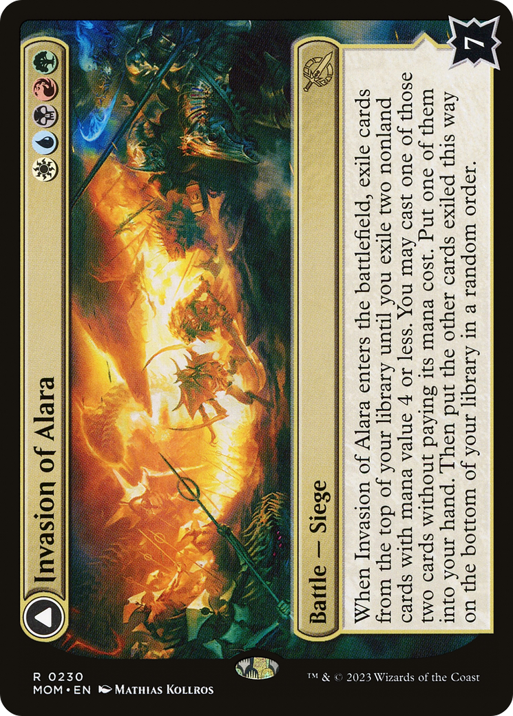 Invasion of Alara // Awaken the Maelstrom (230) Foil - March of the Machine