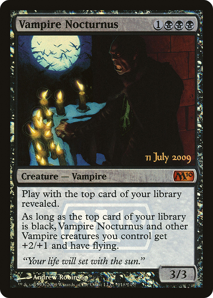 Vampire Nocturnus (118) Foil - Magic 2010 Promos