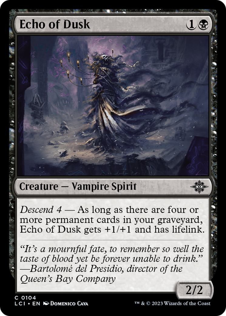 Echo of Dusk (104) Foil - The Lost Caverns of Ixalan