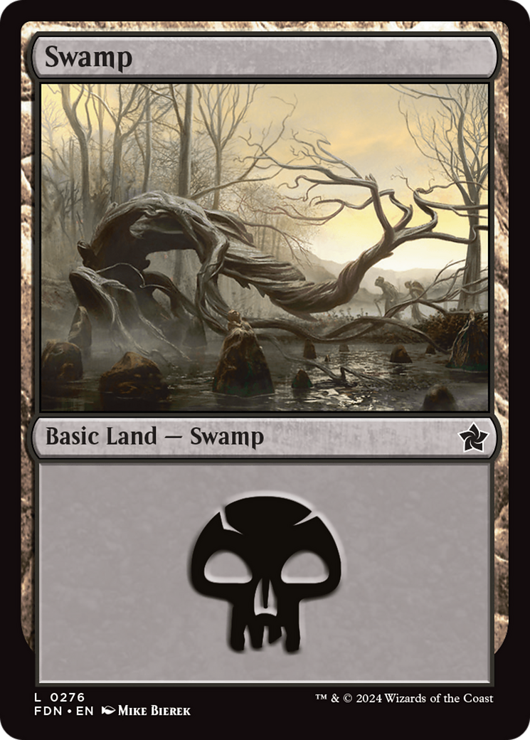 Swamp (276) Foil - Foundations