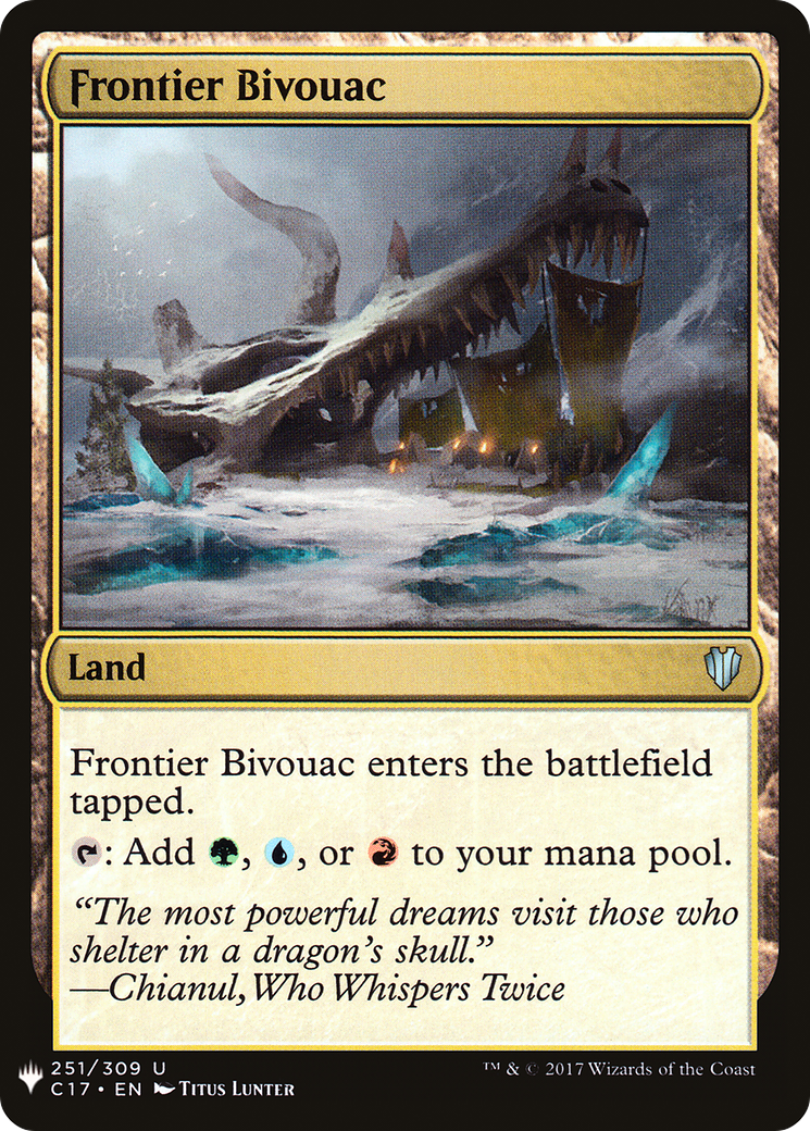 Frontier Bivouac (C17-251) - The List