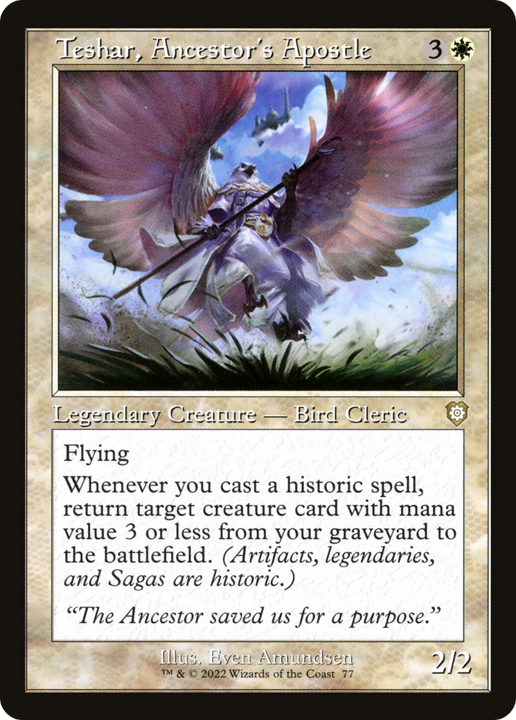 Teshar, Ancestor's Apostle (Retro) (077) - The Brothers' War Commander