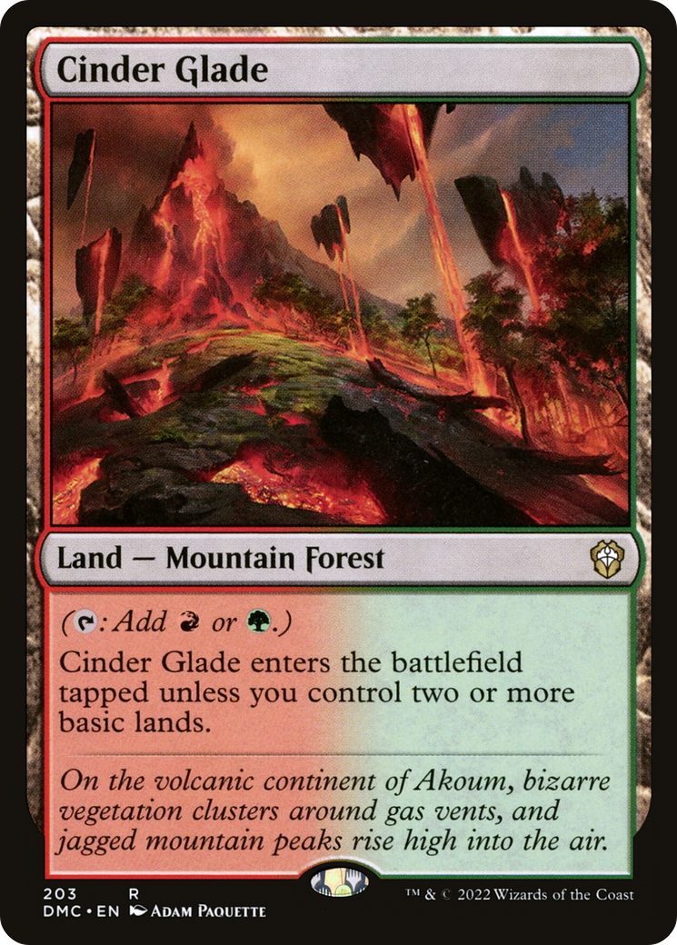 Cinder Glade (203) - Dominaria United Commander