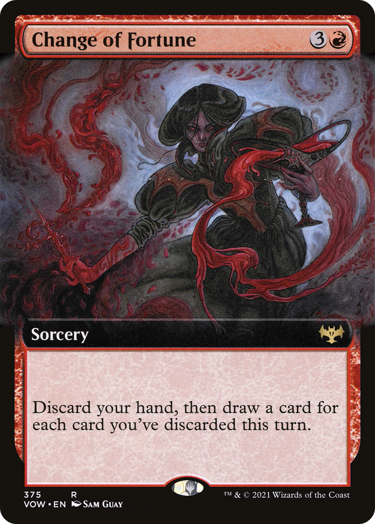 Change of Fortune (Extended Art) (375) Foil - Innistrad: Crimson Vow