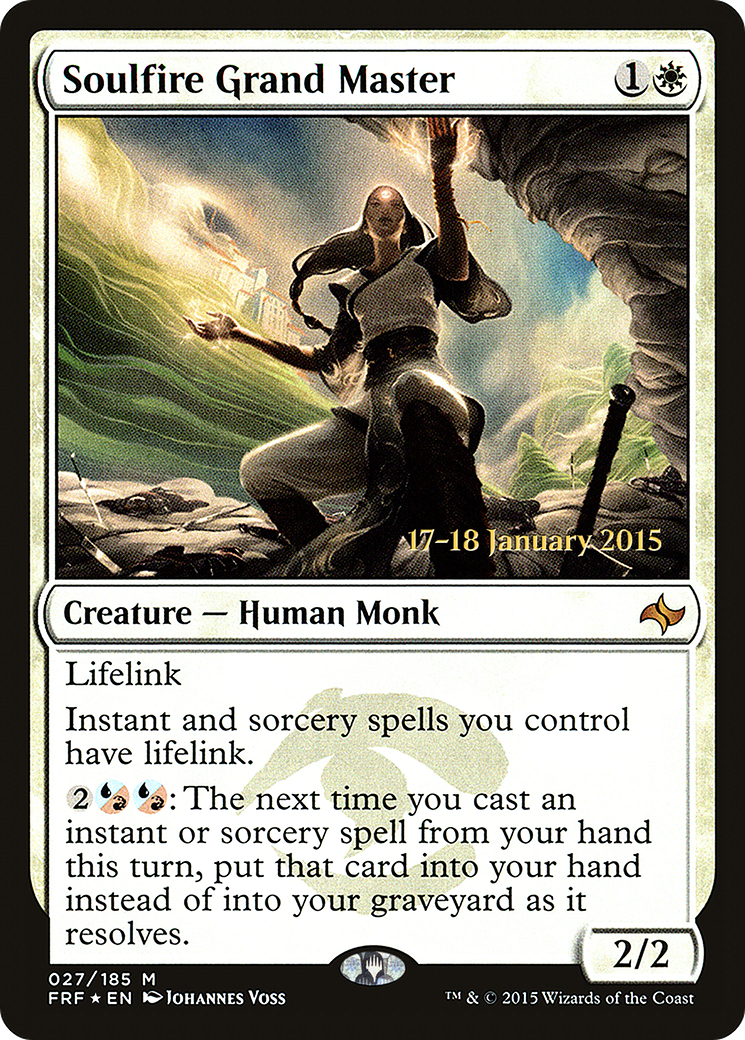 Soulfire Grand Master (027) Foil - Fate Reforged Promos