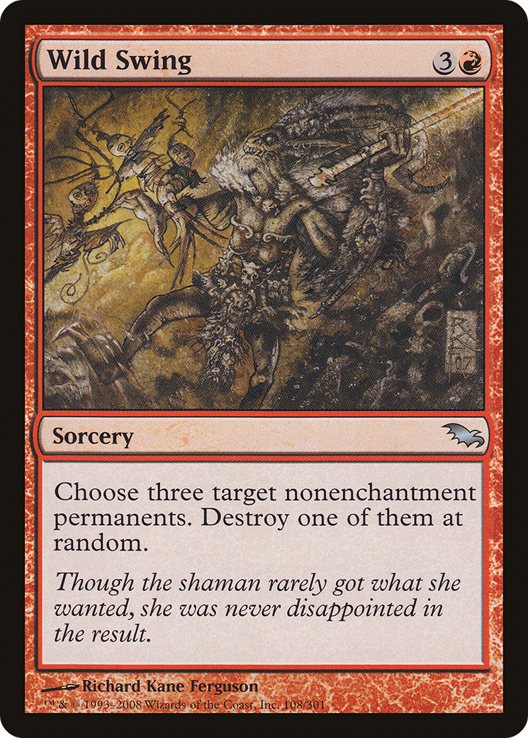 Wild Swing (108) Foil - Shadowmoor