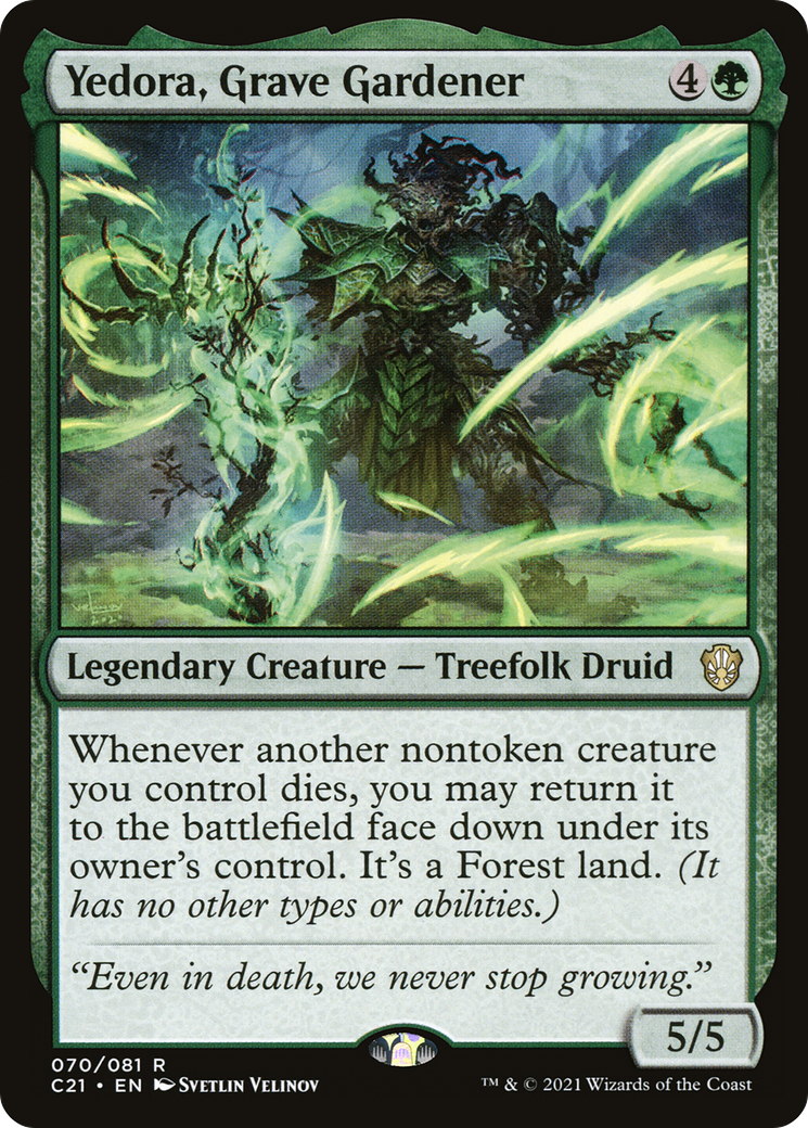 Yedora, Grave Gardener (070) - Commander 2021