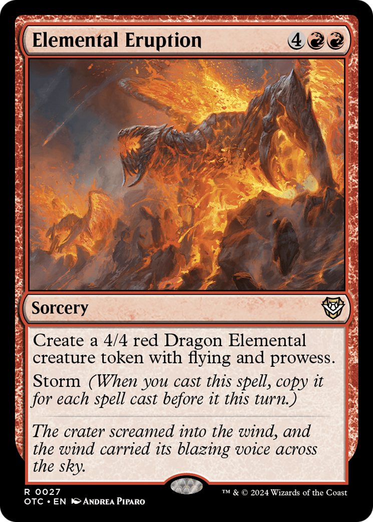 Elemental Eruption (027) - Outlaws of Thunder Junction Commander