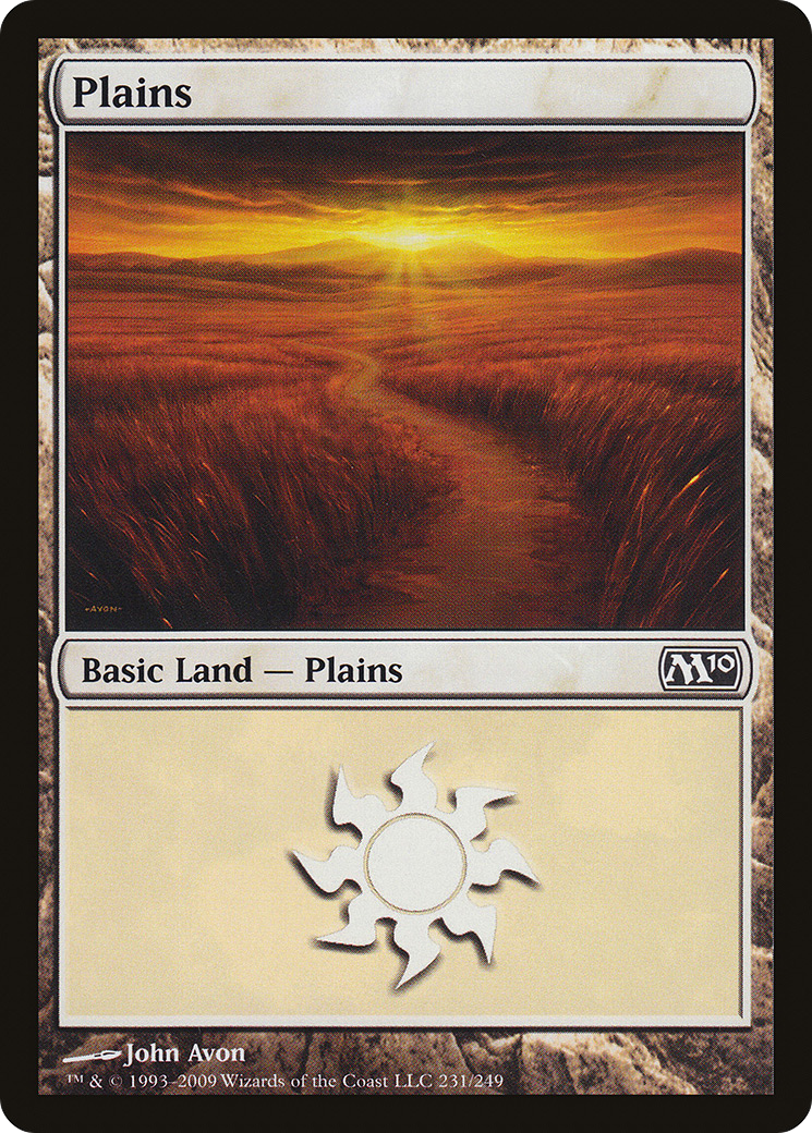 Plains (231) Foil - Magic 2010
