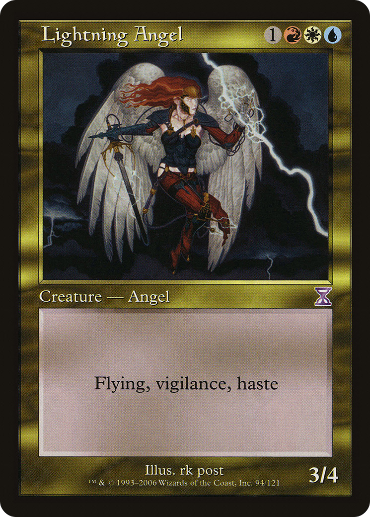 Lightning Angel (Retro) (094) Foil - Time Spiral Timeshifted
