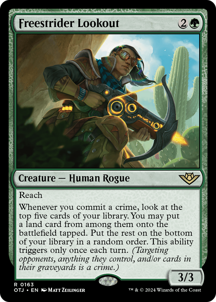 Freestrider Lookout (163) Foil - Outlaws of Thunder Junction