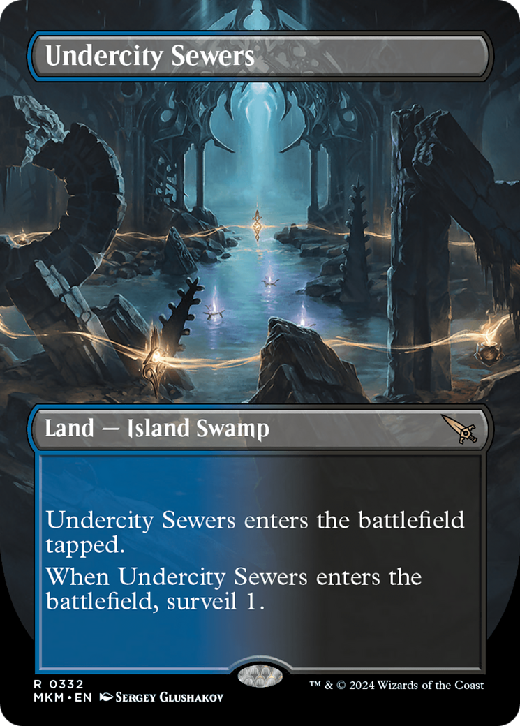 Undercity Sewers (Borderless) (332) Foil - Murders at Karlov Manor