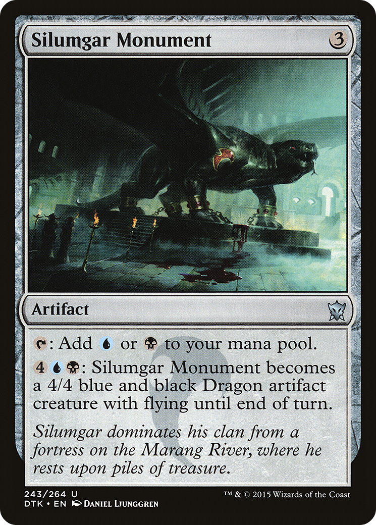 Silumgar Monument (243) Foil - Dragons of Tarkir