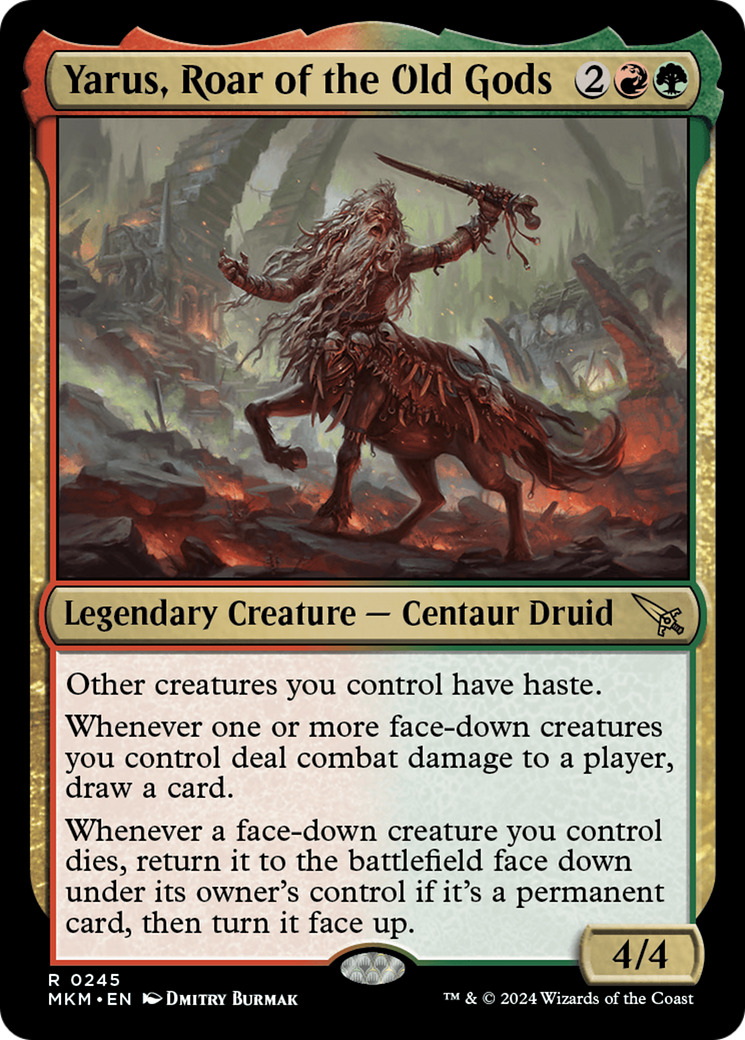 Yarus, Roar of the Old Gods (245) Foil - Murders at Karlov Manor