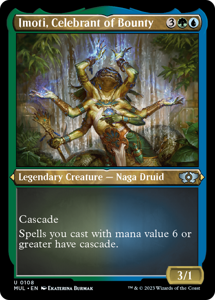 Imoti, Celebrant of Bounty (108) Foil - Multiverse Legends