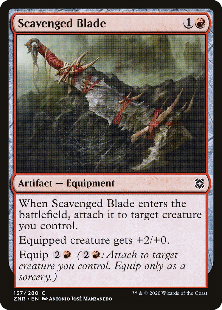 Scavenged Blade (157) - Zendikar Rising