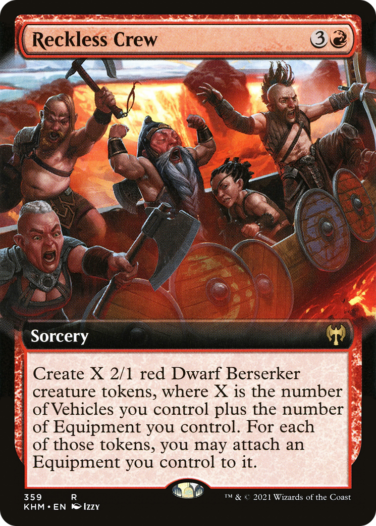 Reckless Crew (Extended Art) (359) - Kaldheim