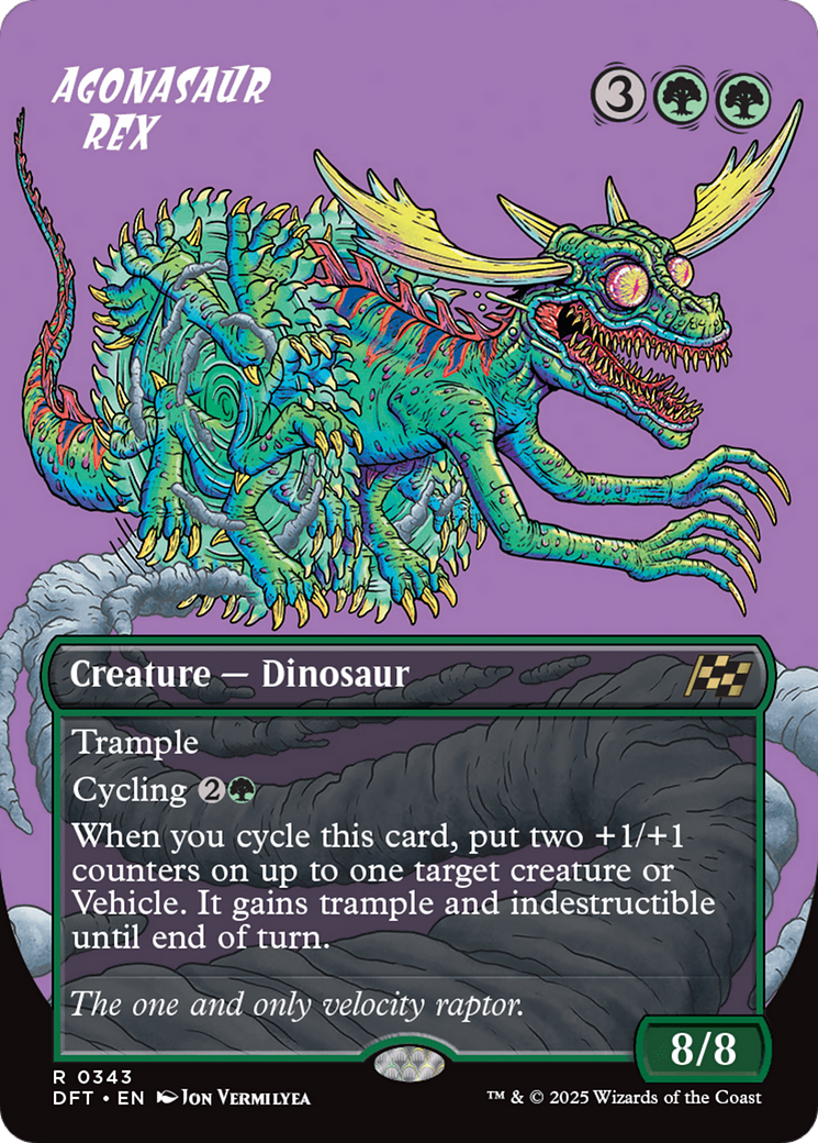 Agonasaur Rex (Borderless) (343) - Aetherdrift