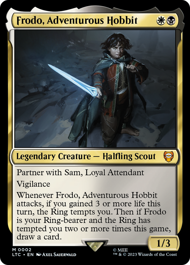 Frodo, Adventurous Hobbit (002) Foil - Tales of Middle-earth Commander