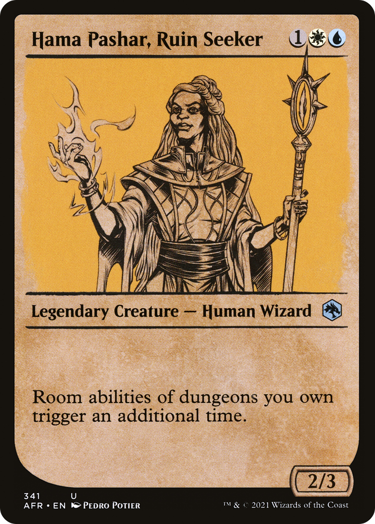 Hama Pashar, Ruin Seeker (Showcase) (341) Foil - Adventures in the Forgotten Realms
