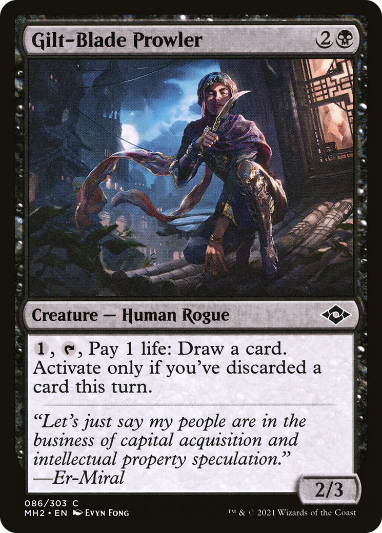 Gilt-Blade Prowler (086) Foil - Modern Horizons 2