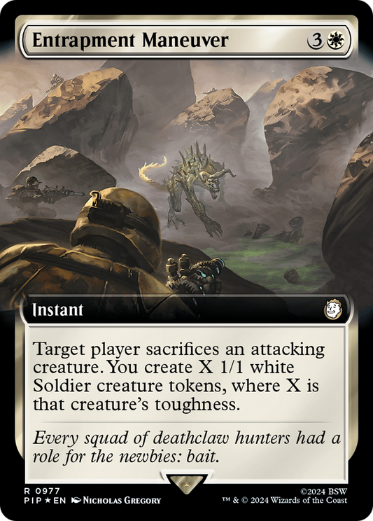 Entrapment Maneuver: (Extended Art) Foil (977)