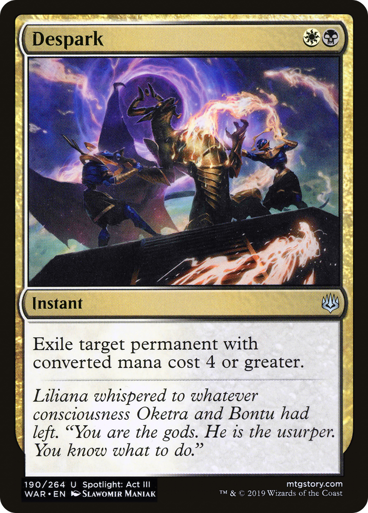 Despark (190) Foil - War of the Spark