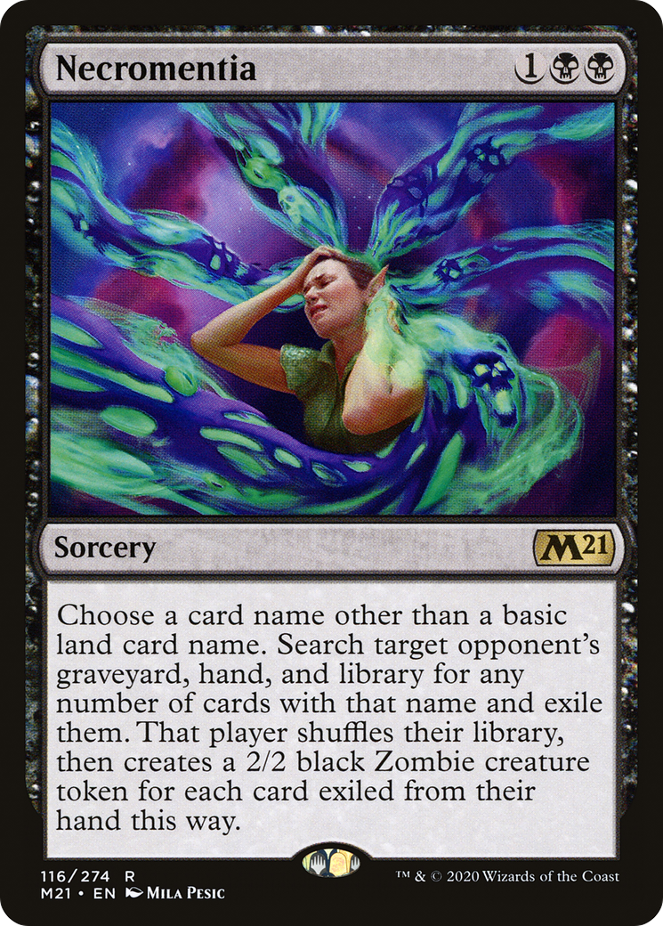Necromentia (116) Foil - Core Set 2021