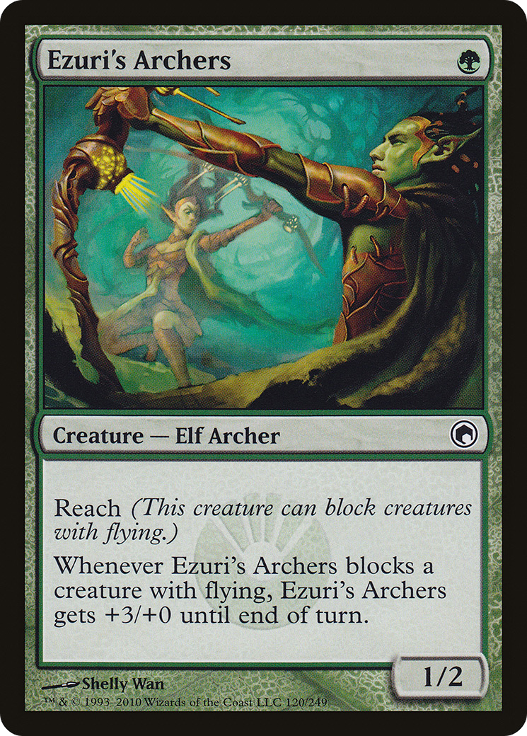 Ezuri's Archers (120) Foil - Scars of Mirrodin