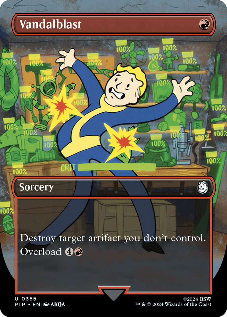 Vandalblast (Borderless) (355) Foil - Fallout