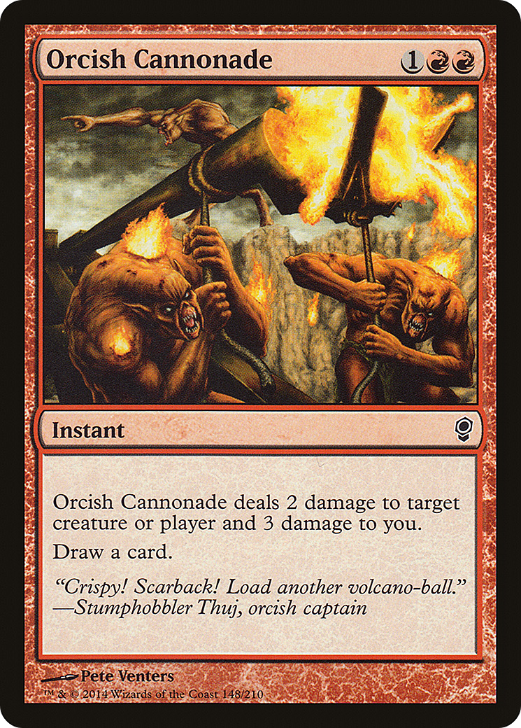 Orcish Cannonade (148) Foil - Conspiracy