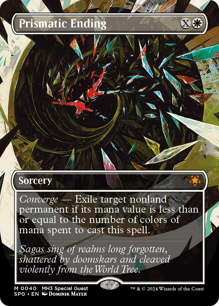 Prismatic Ending (Borderless) (040) Foil - Special Guests