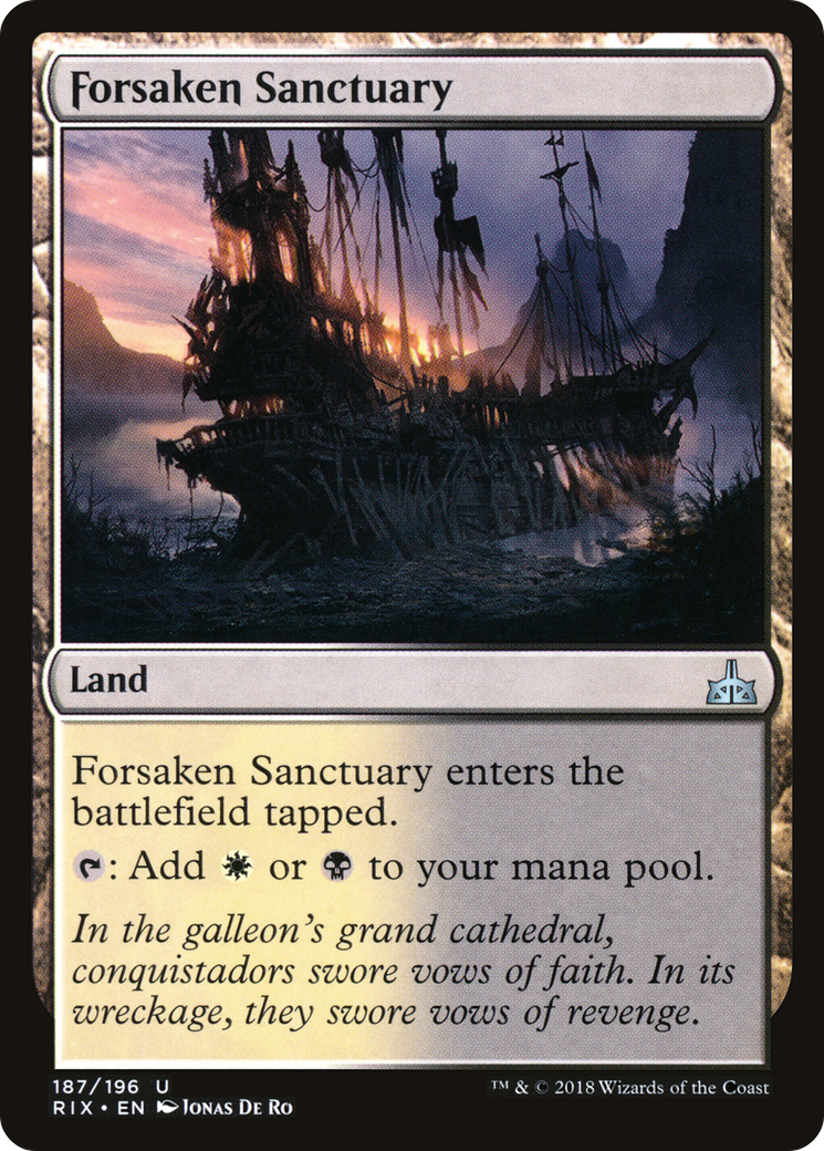 Forsaken Sanctuary (187) Foil - Rivals of Ixalan