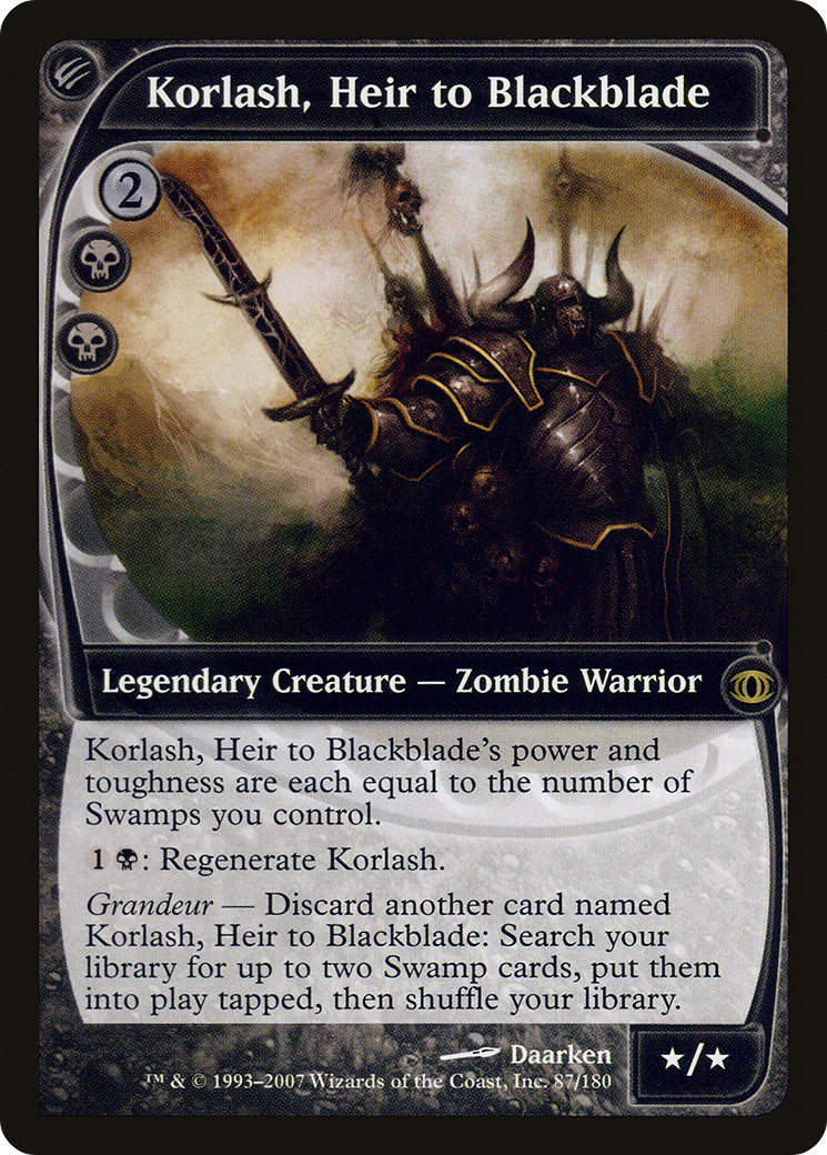Korlash, Heir to Blackblade (087) - Future Sight