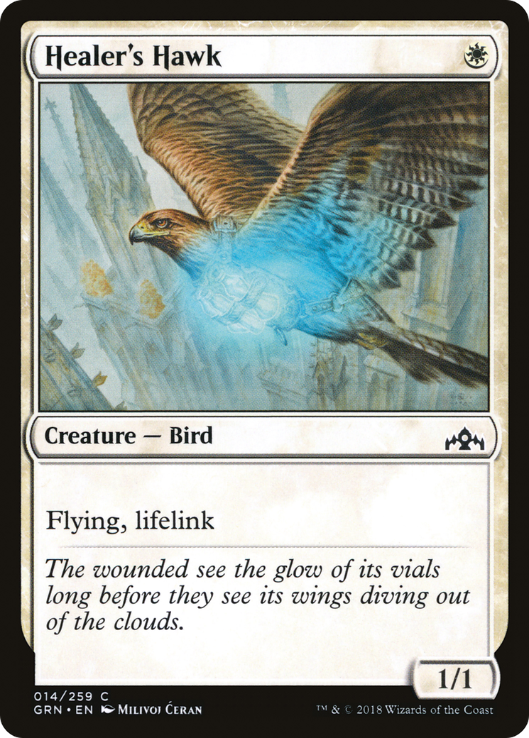 Healer's Hawk (014) Foil - Guilds of Ravnica