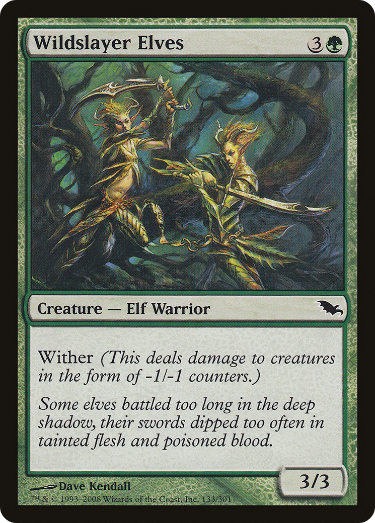 Wildslayer Elves (133) Foil - Shadowmoor