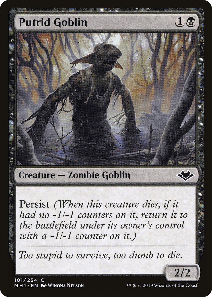 Putrid Goblin (101) Foil - Modern Horizons